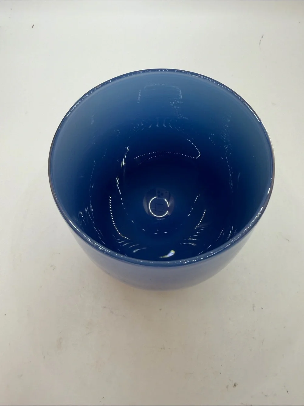 Glassybaby Votive Holder. Pre-triskellion. Color? Healing